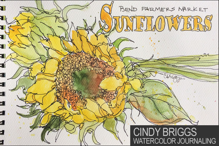 735x492 Summer Market Watercolor Journaling With Daniel Smith Watercolors - Watercolor Farmers Market