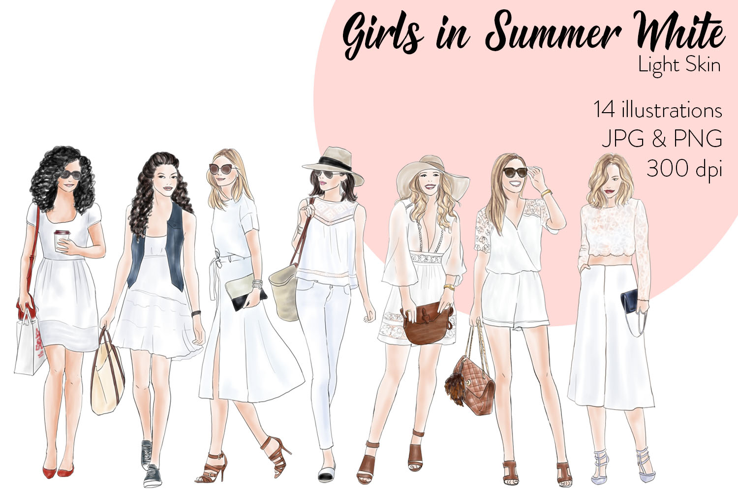 1500x1000 Watercolor Fashion Clipart - Watercolor Fashion Design