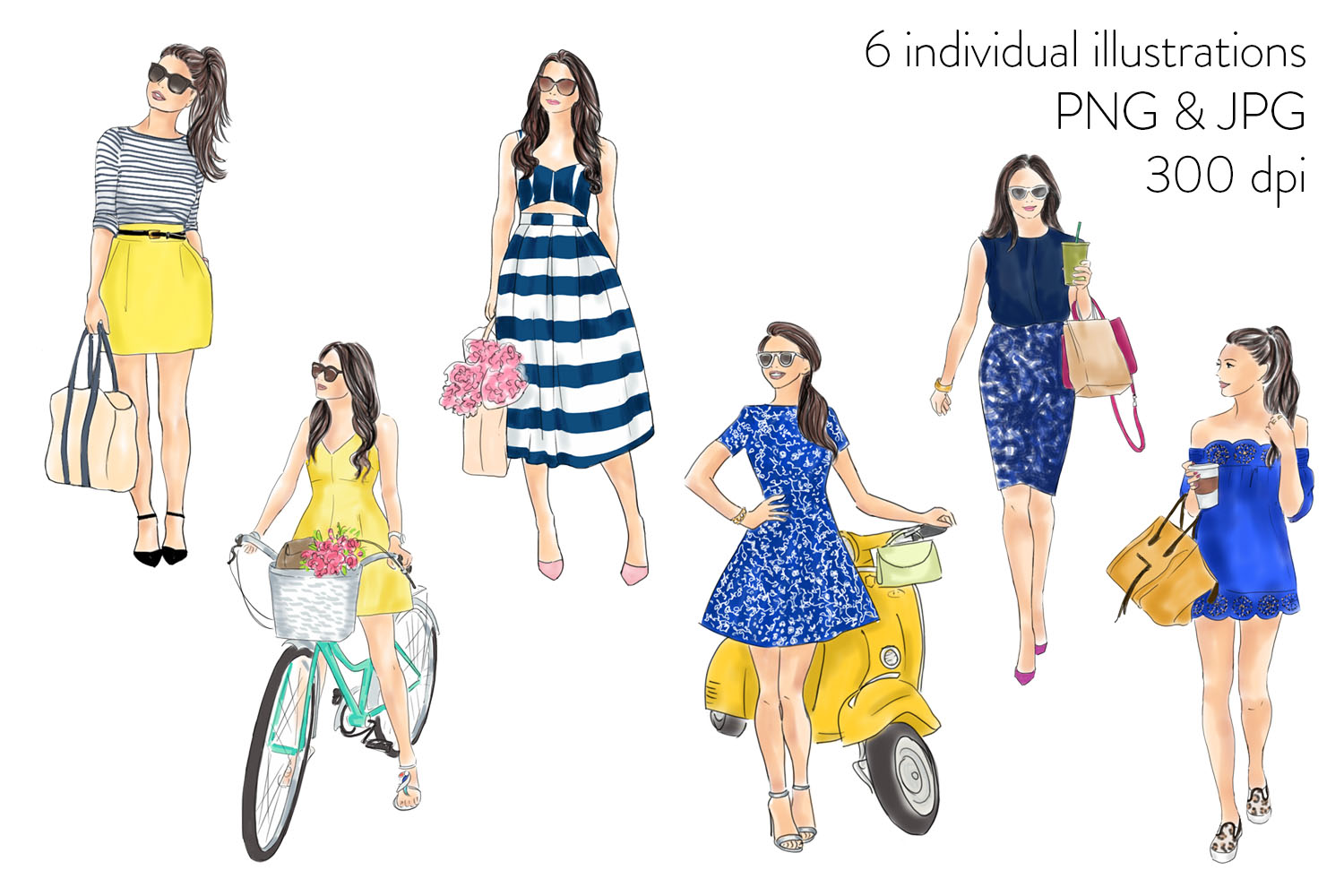 1500x1000 Watercolor Fashion Illustration - Watercolor Fashion Design