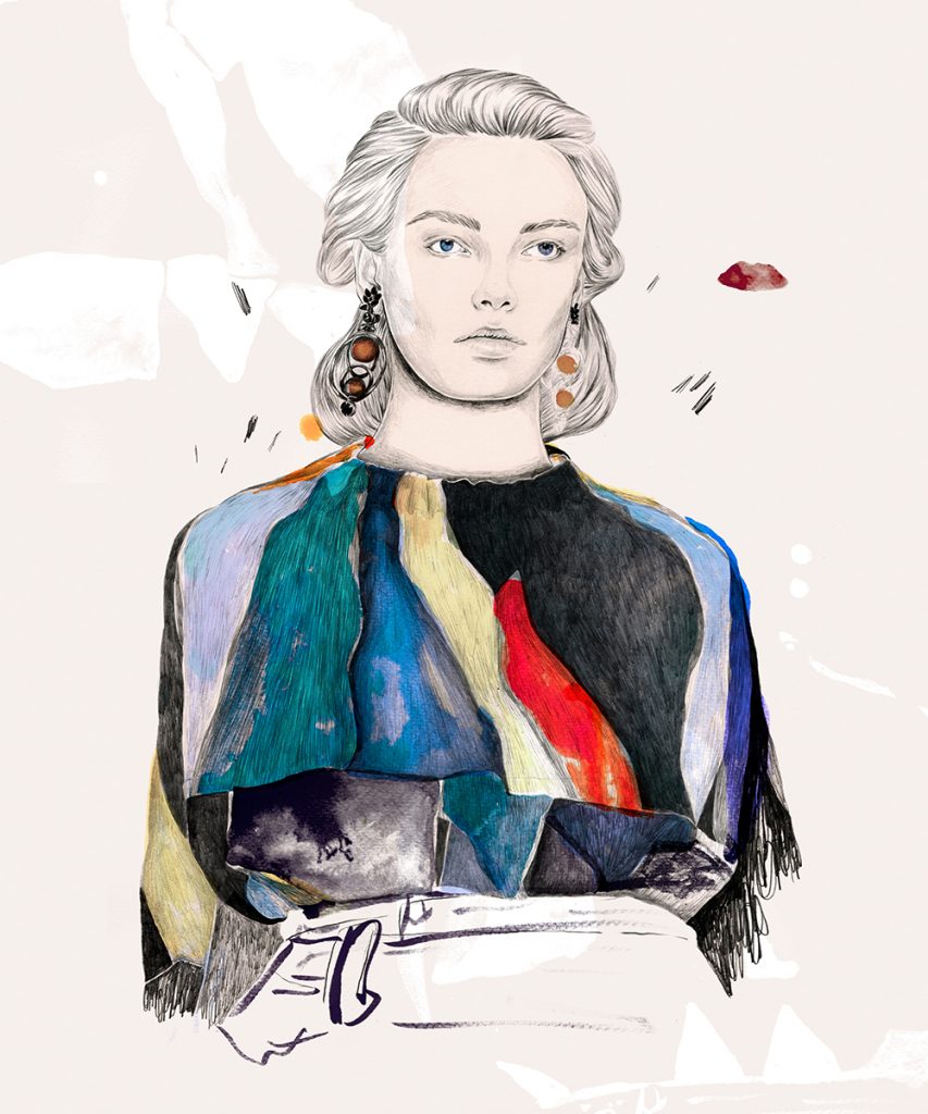 853x1024 Marni2016 - Watercolor Fashion Illustration