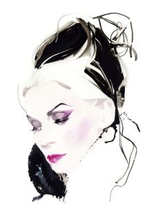 236x312 Fashion Illustration Prints Watercolor By Silverridgestudio - Watercolor Fashion Sketches