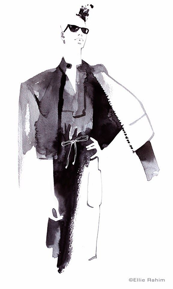 Watercolor Fashion Sketches at PaintingValley.com | Explore collection ...