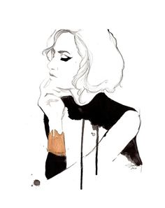 236x297 The 55 Best Watercolor Fashion Illustrations Images - Watercolor Fashion Sketches