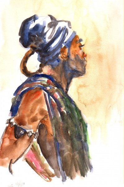 399x600 Watercolor Fashion Sketches - Watercolor Fashion Sketches