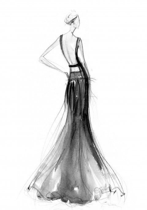 480x686 Watercolor Fashion Sketch Fashion (And Other) Illustrations - Watercolor Fashion Sketches