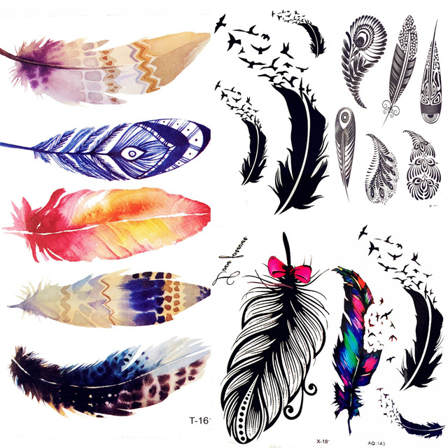 640x640 Buy Summer Style Watercolor Feather Bird - Watercolor Feather