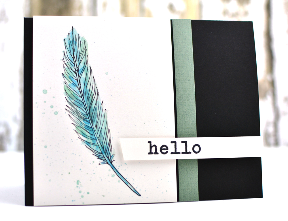 1000x768 Our Change Of Art Watercolor Feather - Watercolor Feather Tutorial