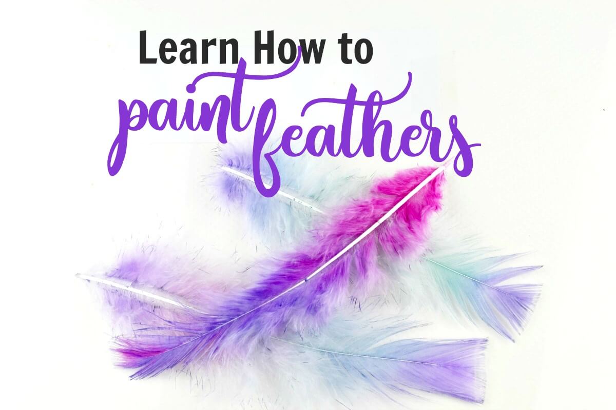 1200x800 How To Dye Feathers - Watercolor Feather Tutorial