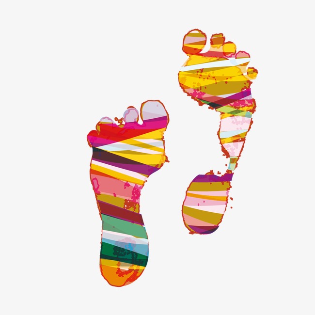 650x650 Drawing Feet, Feet, Footprint, Watercolor Png And Vector For Free - Watercolor Feet