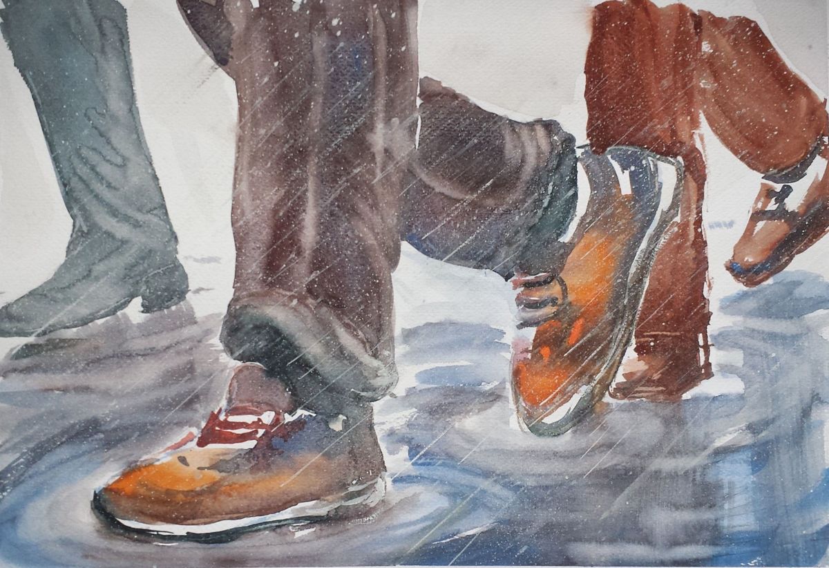 1200x822 Feet And Legs (Giorgio Gosti) - Watercolor Feet