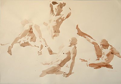 400x279 Harnessing A Mercurial Medium - Watercolor Figure