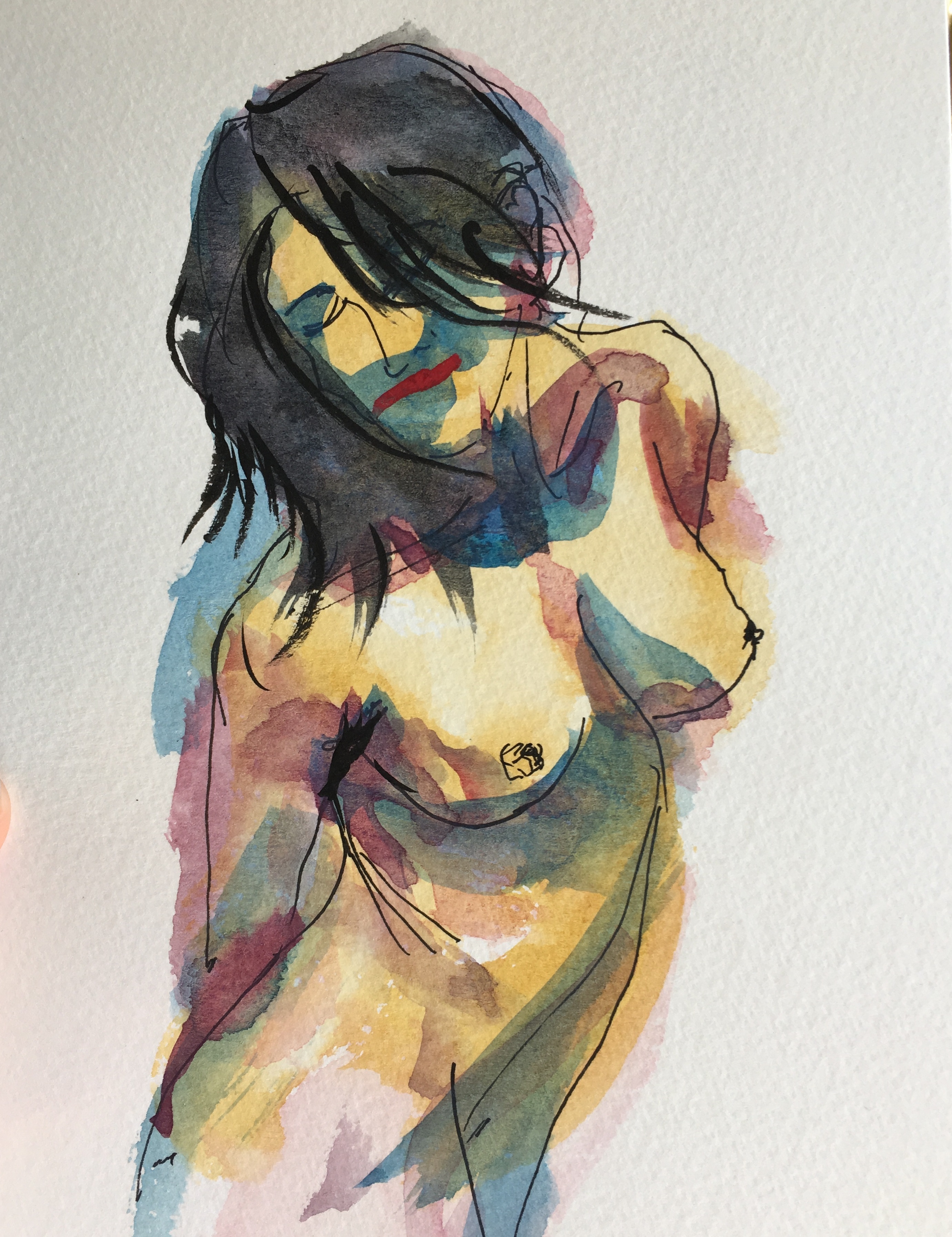 2762x3590 Watercolor And Ink Figure Drawing Workshop With Jose Lemus The - Watercolor Figure