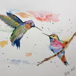 250x250 Brustro Watercolor Paper Paintings For Sale Buy Original Brustro - Watercolor Filter Online