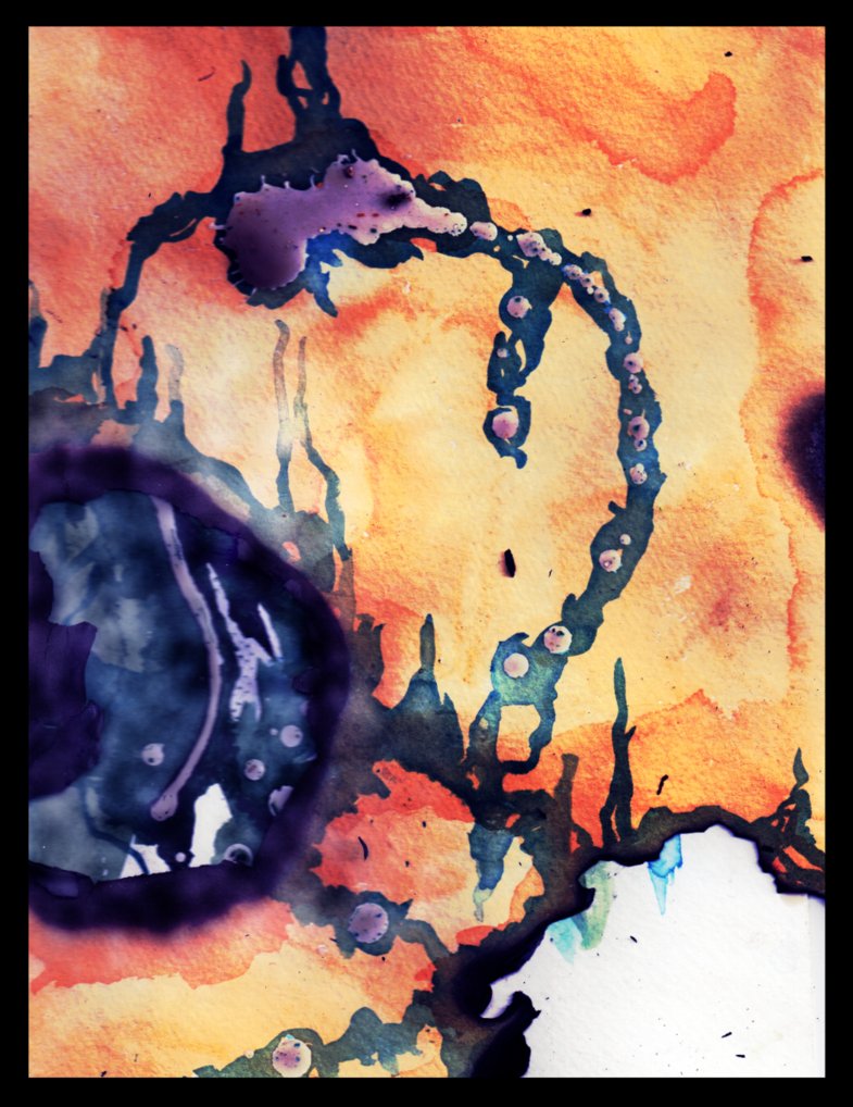 785x1018 Tutorial Watercolor Painting With Fire By Kefka750 - Watercolor Fire