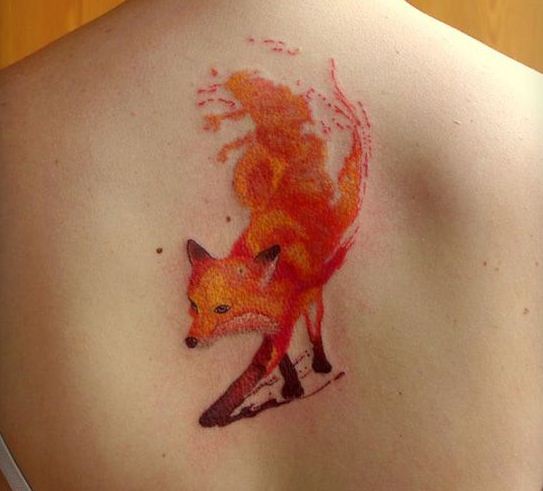 Watercolor Fire Tattoo At Paintingvalley Com Explore Collection