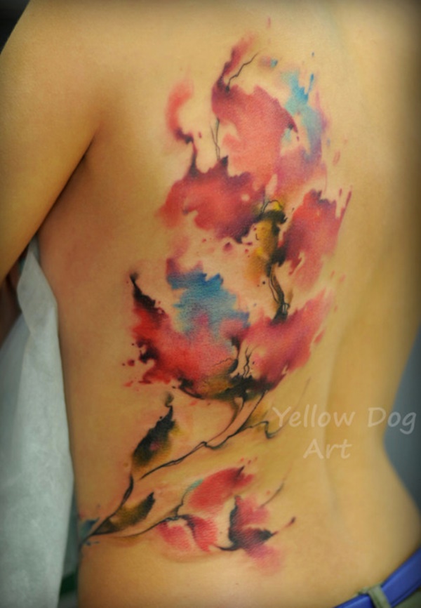 Watercolor Flame Tattoo At Paintingvalley Com Explore Collection