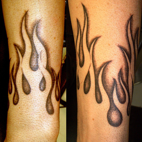 600x600 Flame Tattoo Free Tattoo Pictures - Watercolor Flame Tattoo