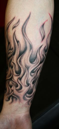 236x515 Flame Tattoos Tattoo Ideas Center - Watercolor Flame Tattoo