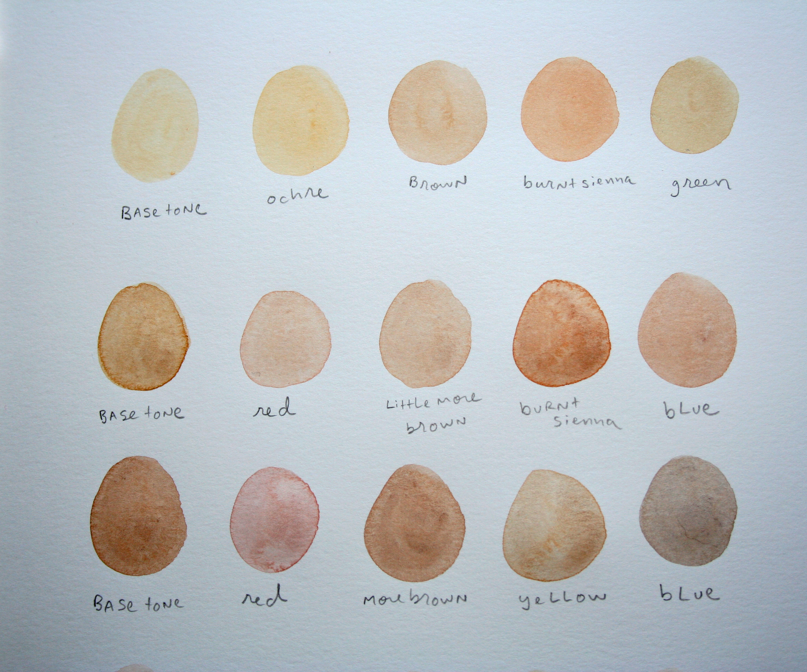 2765x2304 How To Paint Realistic Skin Tones In Watercolor - Watercolor Flesh Tones