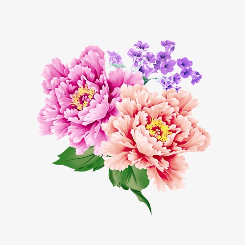 500x500 Watercolor Floral Art Deco Pattern, Watercolor Clipart, Art - Watercolor Floral Art