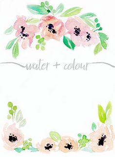 236x322 The 40 Best Etsy Images Art Print, Art Prints And Cards - Watercolor Floral Border Paper Printable