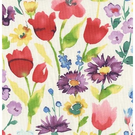 450x450 Miss Dixie The Hunt Watercolor Floral Fabric - Watercolor Floral Fabric