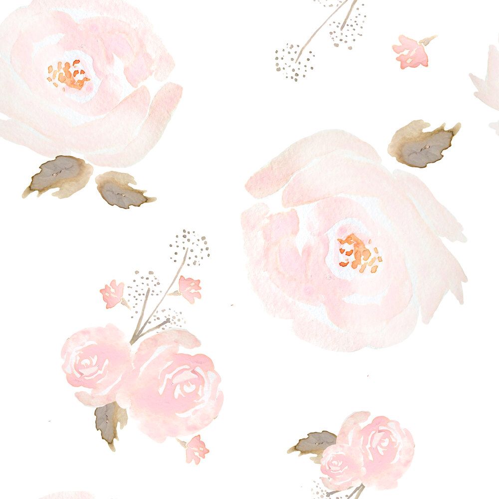 1000x1000 Pin By Momma Maven On If We Ever Get A Girl In 2018 - Watercolor Floral Fabric