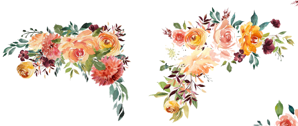 1024x433 Watercolor Floral Borders Png - Watercolor Floral Png