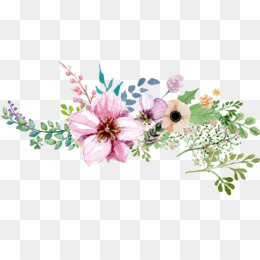 260x260 Watercolor Flower Png Amp Watercolor Flower Transparent Clipart Free - Watercolor Floral Png