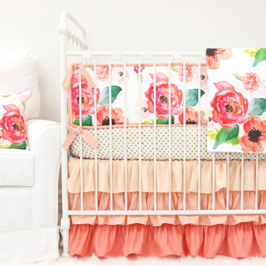 900x900 Boho Nursery Bedding Amp Accessories Caden Lane - Watercolor Floral Sheets