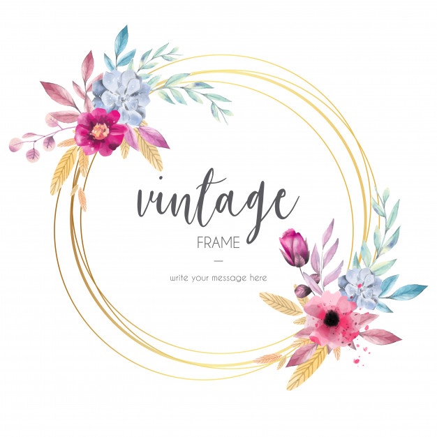 626x626 Watercolor Flowers Vectors, Photos And Psd Files Free Download - Watercolor Floral Vector