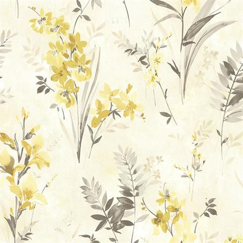 480x480 2605 21629 Rosemore Wallpaper Book By Beacon House - Watercolor Floral Wallpaper
