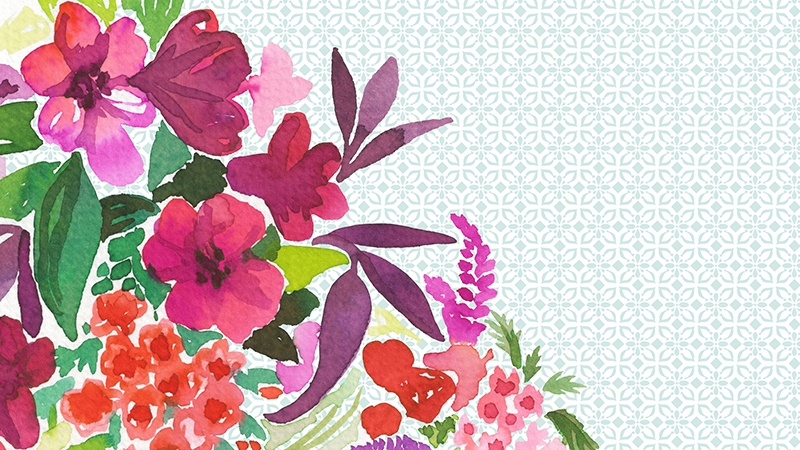 800x450 Kd Spain Flora Desktop Wallpaper (2560 X 1440) - Watercolor Floral Wallpaper