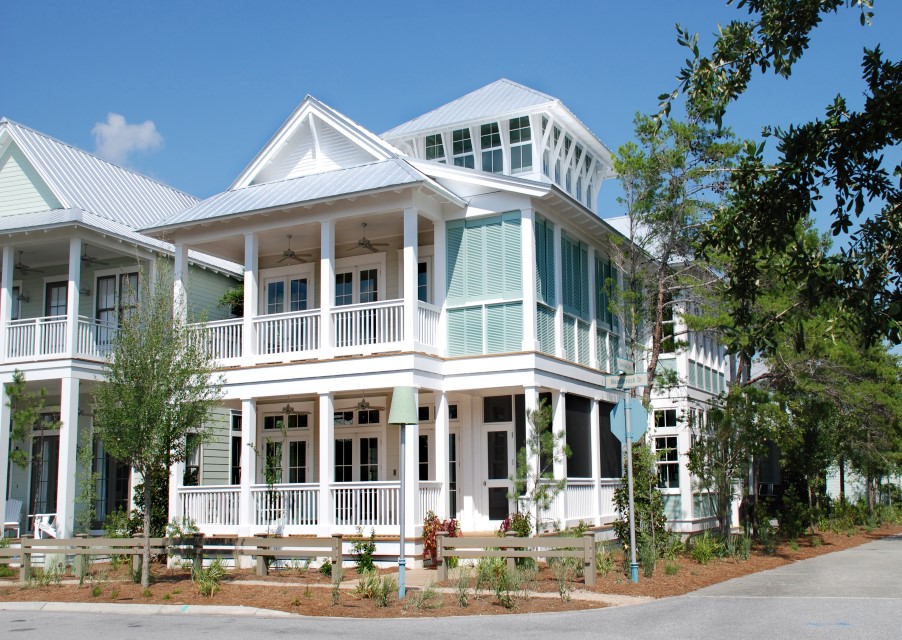 902x640 Watercolor Florida Architects Watersound Fl Architects, Custom - Watercolor Florida Images