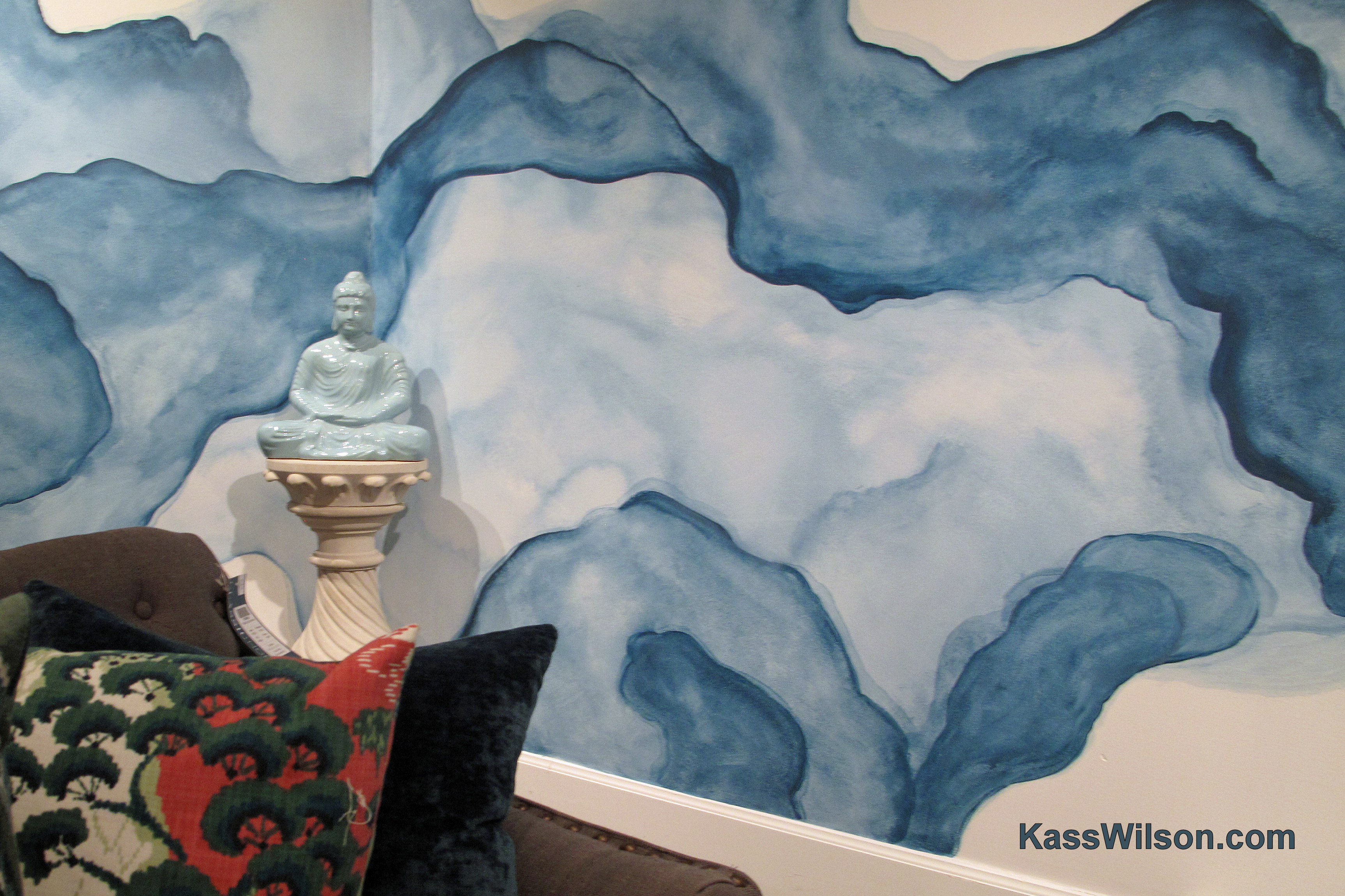 3450x2300 Go With The Flow Faux Finish Watercolor Walls - Watercolor Flow