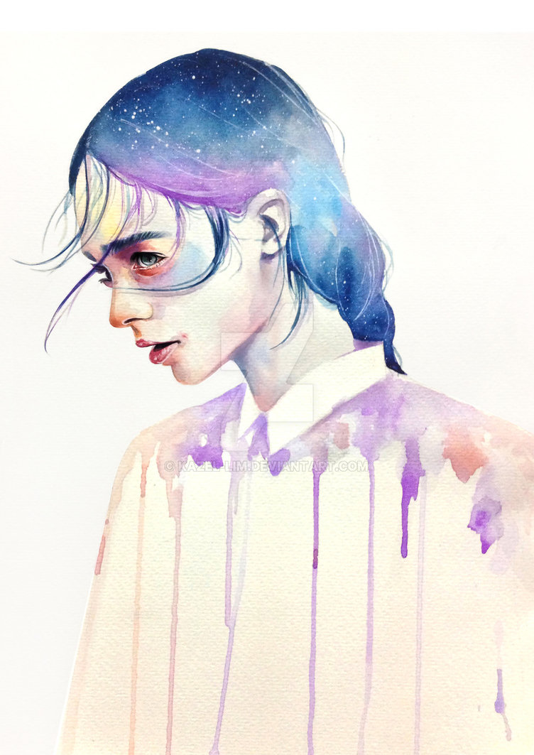 752x1063 Let It Flow By Kazel Lim - Watercolor Flow