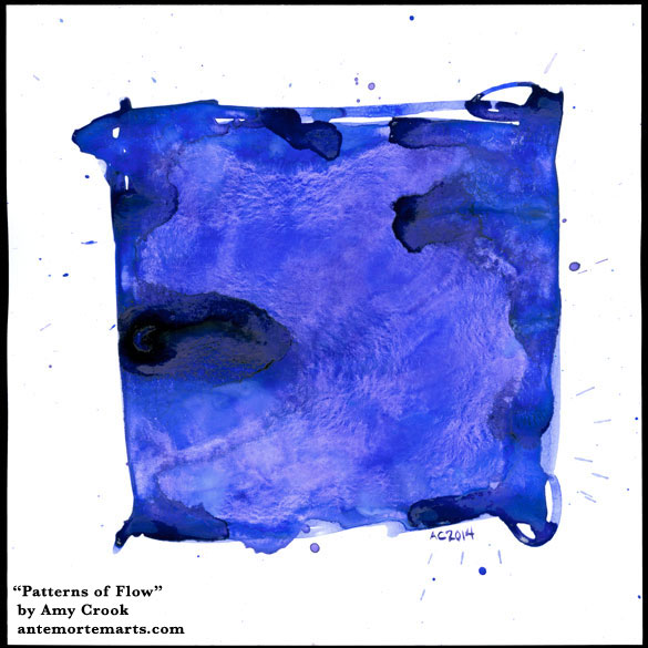 585x585 Patterns Of Flow Antemortem Arts Fine Art Amp Custom Paintings - Watercolor Flow