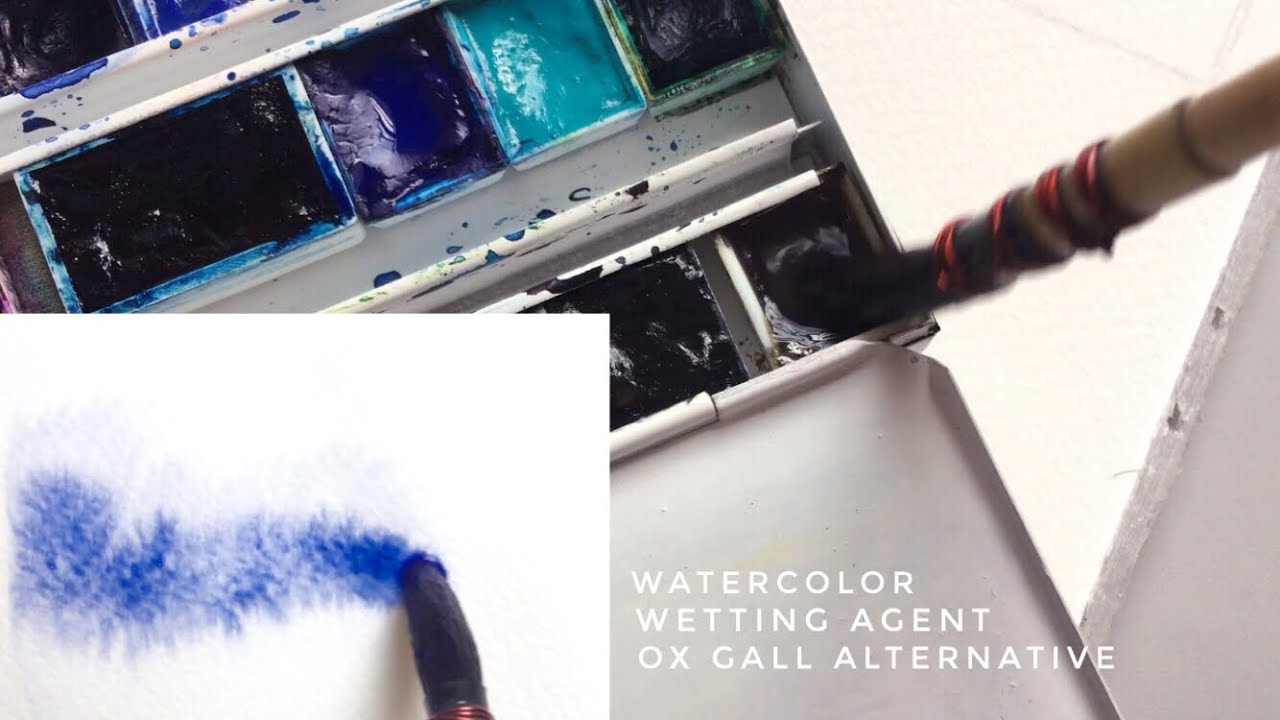 1280x720 Diy Wetting Agent For Watercolor - Watercolor Flow