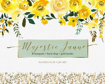 340x270 Watercolor Flowers Etsy - Watercolor Flower Art