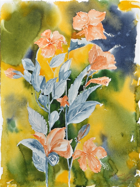 450x600 Watercolor Flowers, Watercolor Flower Painting, Watercolor Art - Watercolor Flower Artist