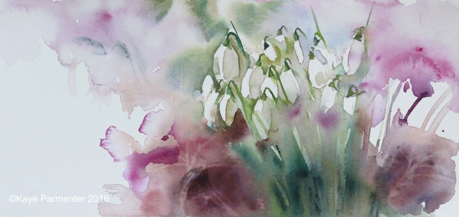 900x426 Flowers Kaye Parmenter - Watercolor Flower Artist