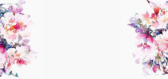 555x260 Watercolor Flower Arrangements Lovely Watercolor Flowers - Watercolor Flower Background