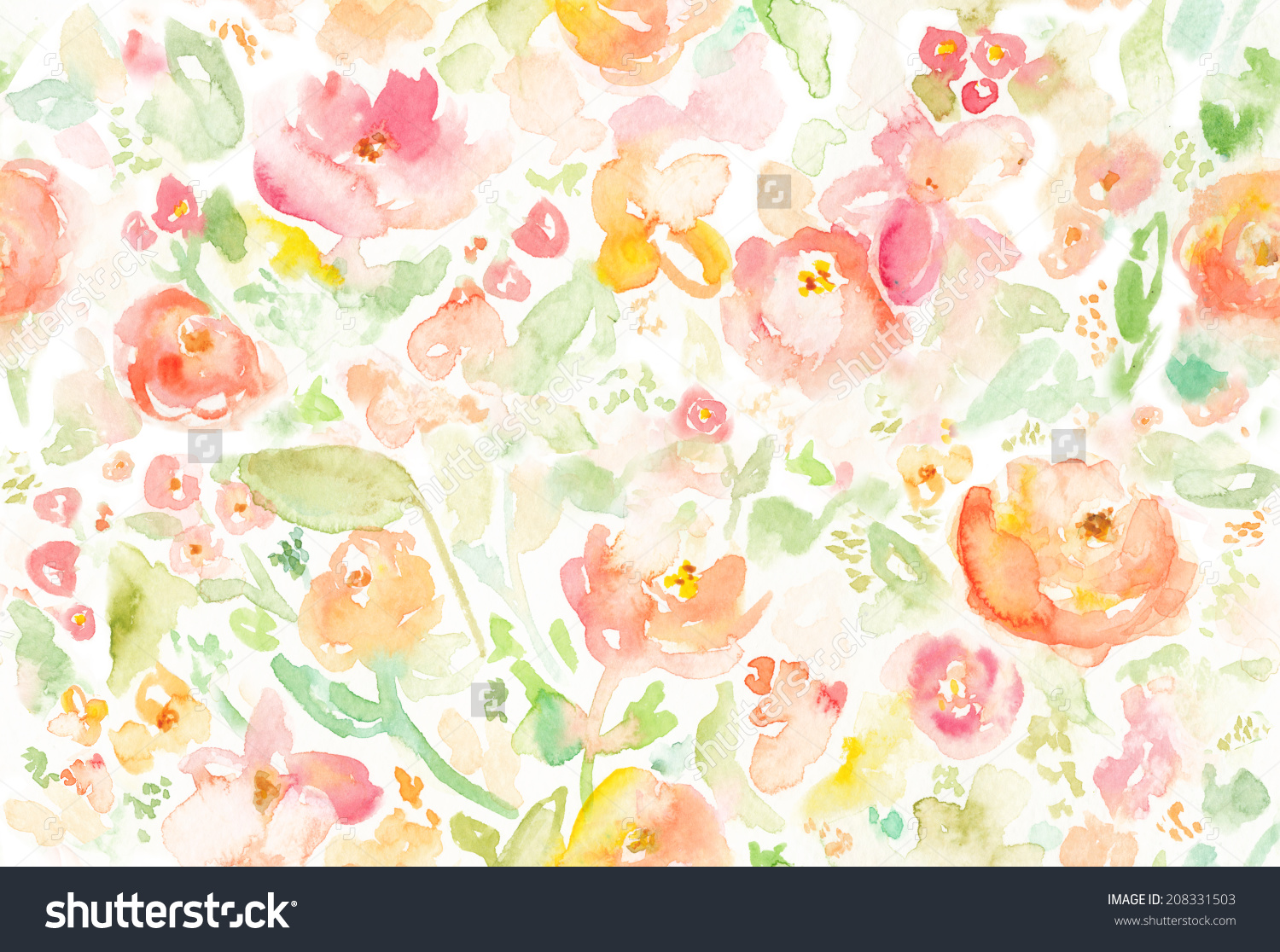 1500x1116 Watercolor Flower Iphone Background - Watercolor Flower Background Free