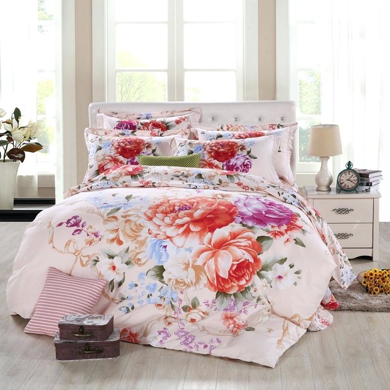 800x800 Watercolor Bedding Set Buy Home Watercolor Floral 4 Comforter Set - Watercolor Flower Bedding