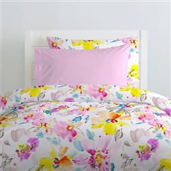 250x250 Watercolor Floral Kids Bedding Carousel Designs - Watercolor Flower Bedding