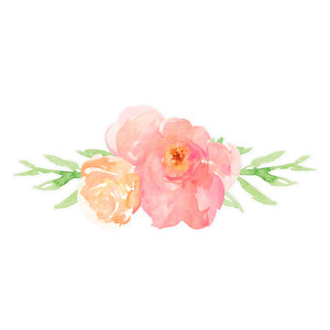300x300 Silhouette Design Store - Watercolor Flower Bouquet