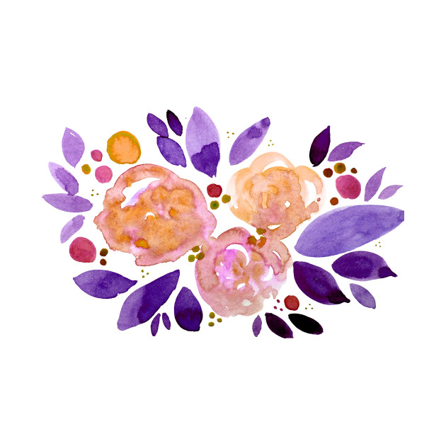 630x630 Watercolor Flower Bouquet - Watercolor Flower Bouquet