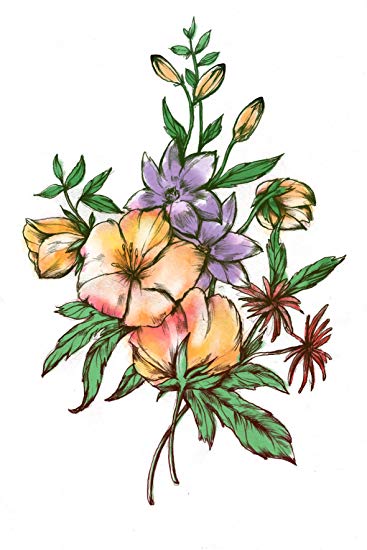 Watercolor Flower Bouquet at PaintingValley.com | Explore collection of ...