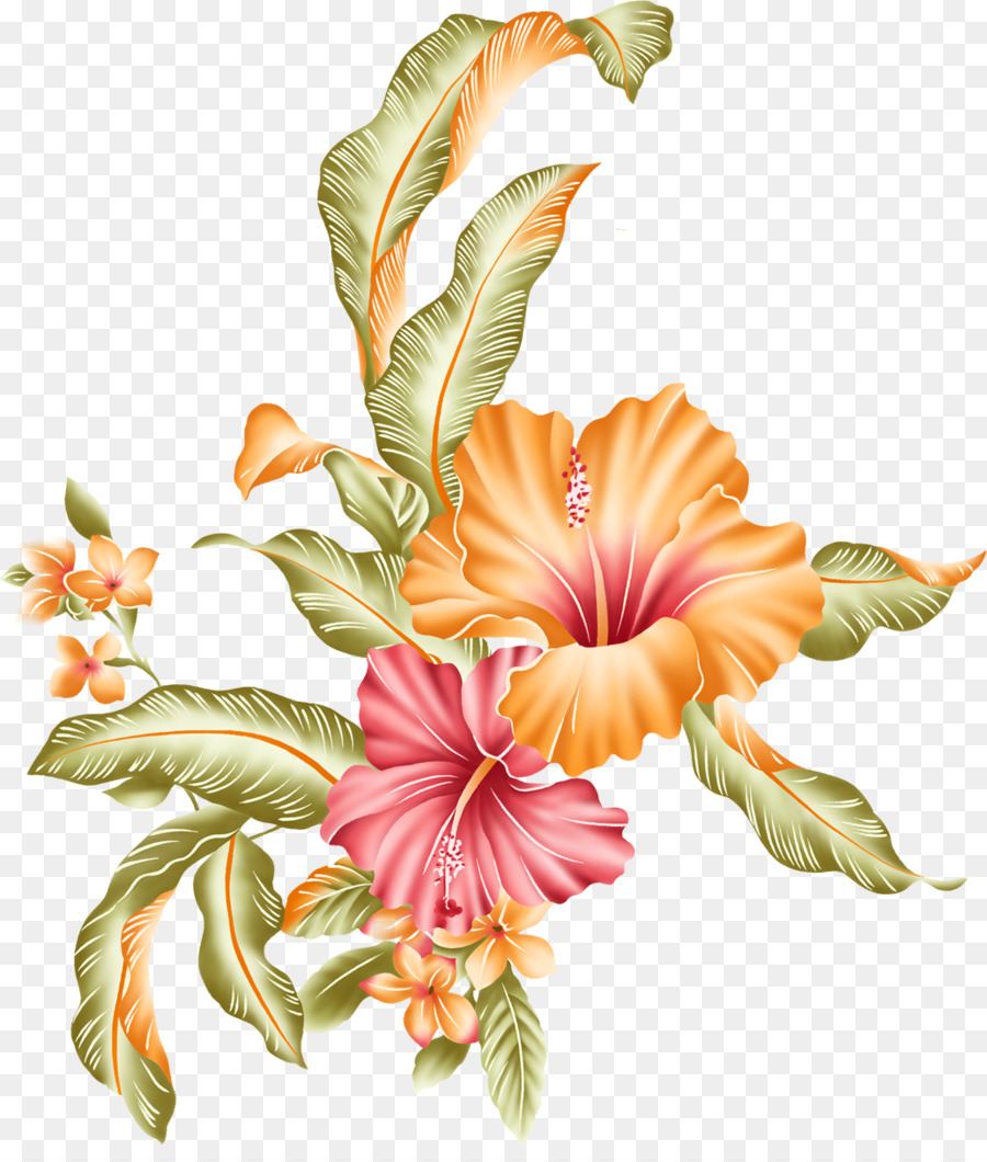 900x1060 Flower Floral Design Brush Watercolor Painting - Watercolor Flower Brush