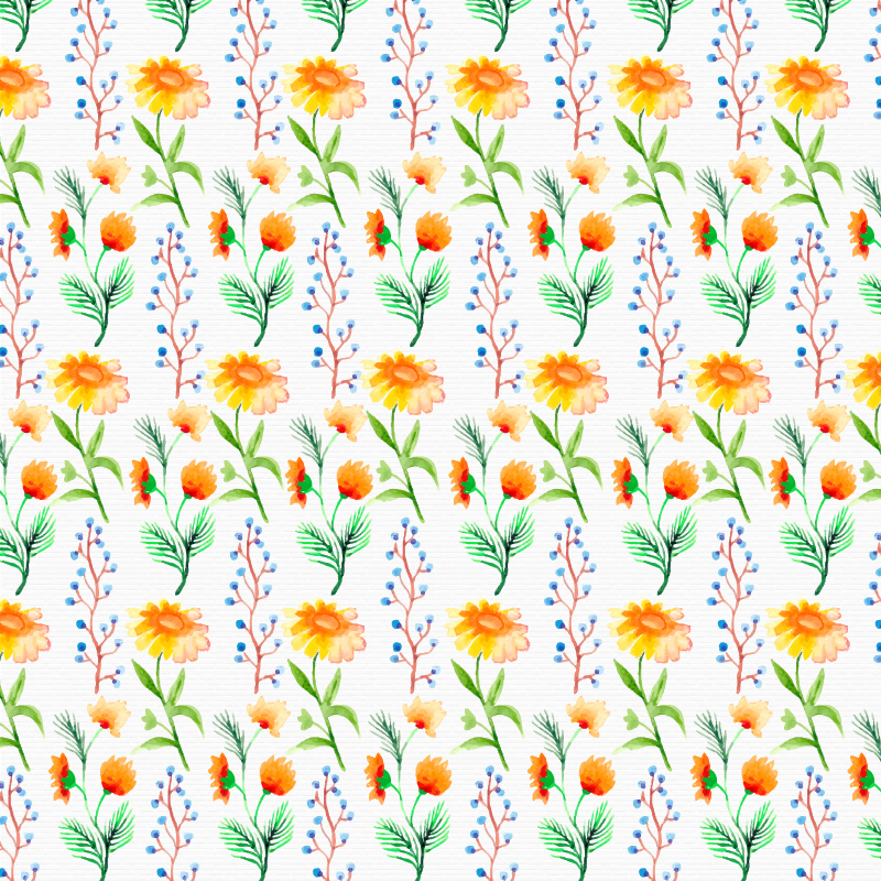 800x800 Watercolor Flower Background - Watercolor Flower Brush